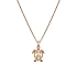 Gold Chopard Happy Diamonds Turtle Necklace 79A187-5001