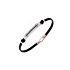 Gold Men's Zancan Bracelet with Black Diamonds