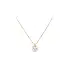 Gold Necklace with Zircon
