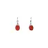 Coral and White Gold Earrings for Unique Style