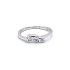Ring with White Gold Zircons