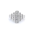 Ring with White Gold Zircons