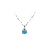 Pendant with Turquoise from White Gold