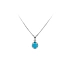 Pendant with Turquoise from White Gold