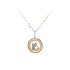 Pendant Madonna Virgin Mary of Combined Gold