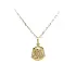 Gold Pendant Madonna Virgin Mary