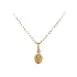 Gold Pendant Madonna Virgin Mary