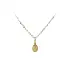 Gold Pendant with Fine Image of Virgin Mary