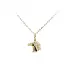 Gold Pendant with Delicate Horse Head Motif
