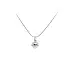 Pendant Heart of White Gold