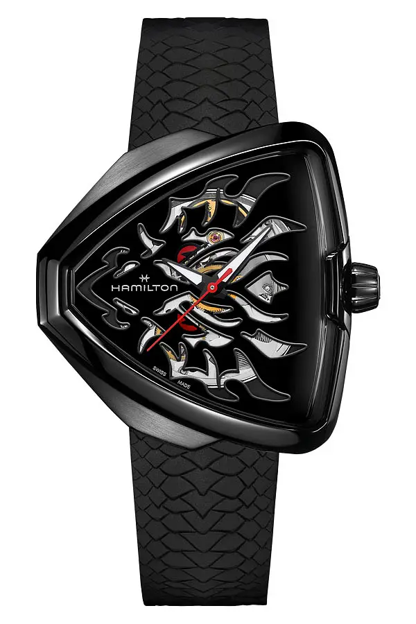 Hamilton Ventura Elvis80 Skeleton Car H24535332