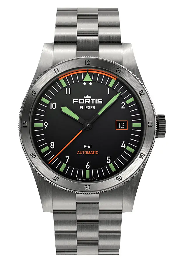 Fortis Flieger F-41 Automatic on Block Barcelet F4220008