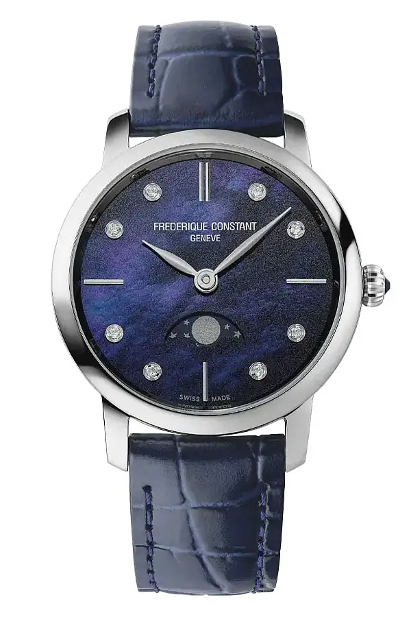 Frederique Constant Slimline Ladies Moonphase FC-206MPND1S6