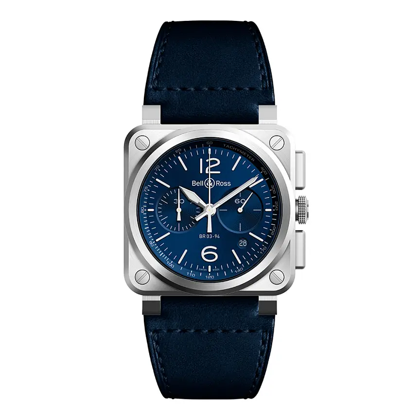 Bell & Ross Blue Steel BR0394-BLU-ST/SCA