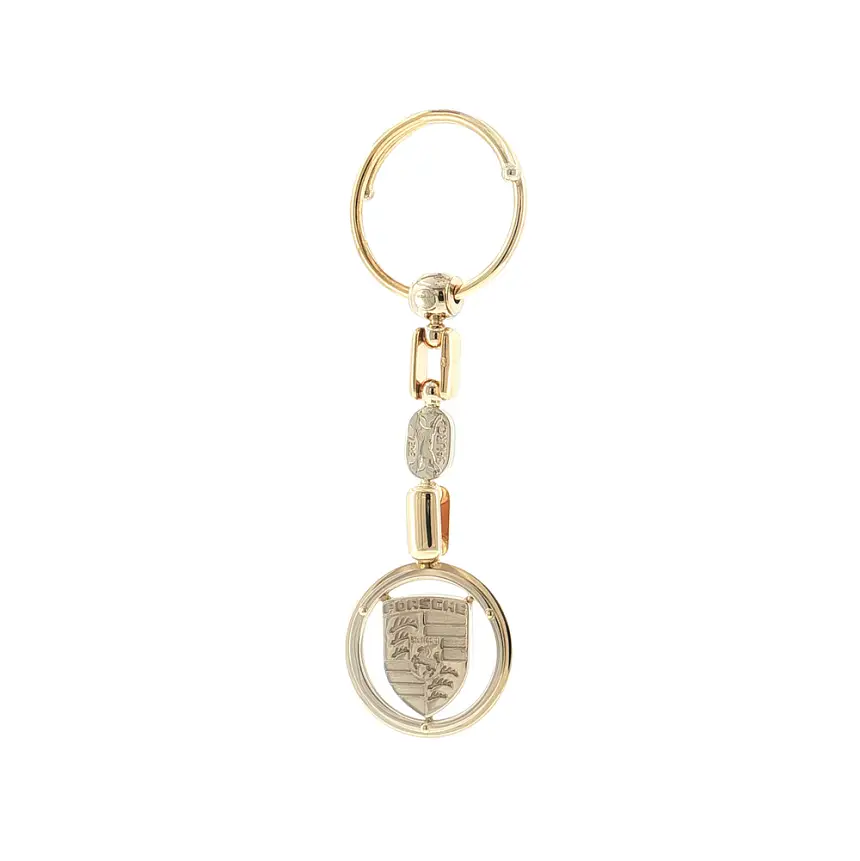 Gold Porsche key ring 23,23 gr