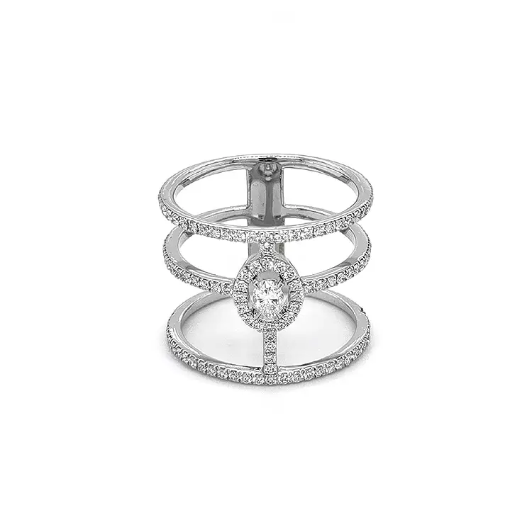 Gold Ring with Diamonds