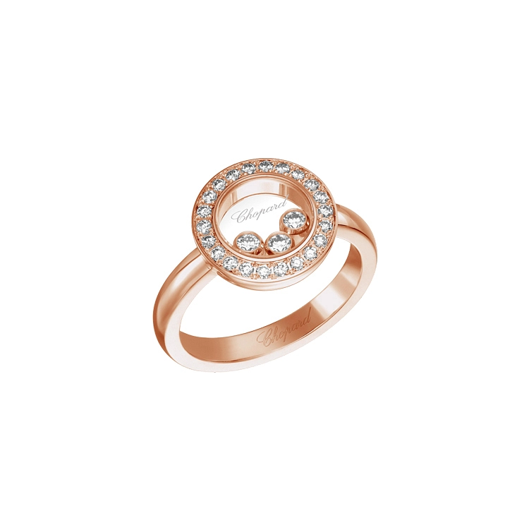 Gold Ring Chopard Happy Diamonds 82A018-5216