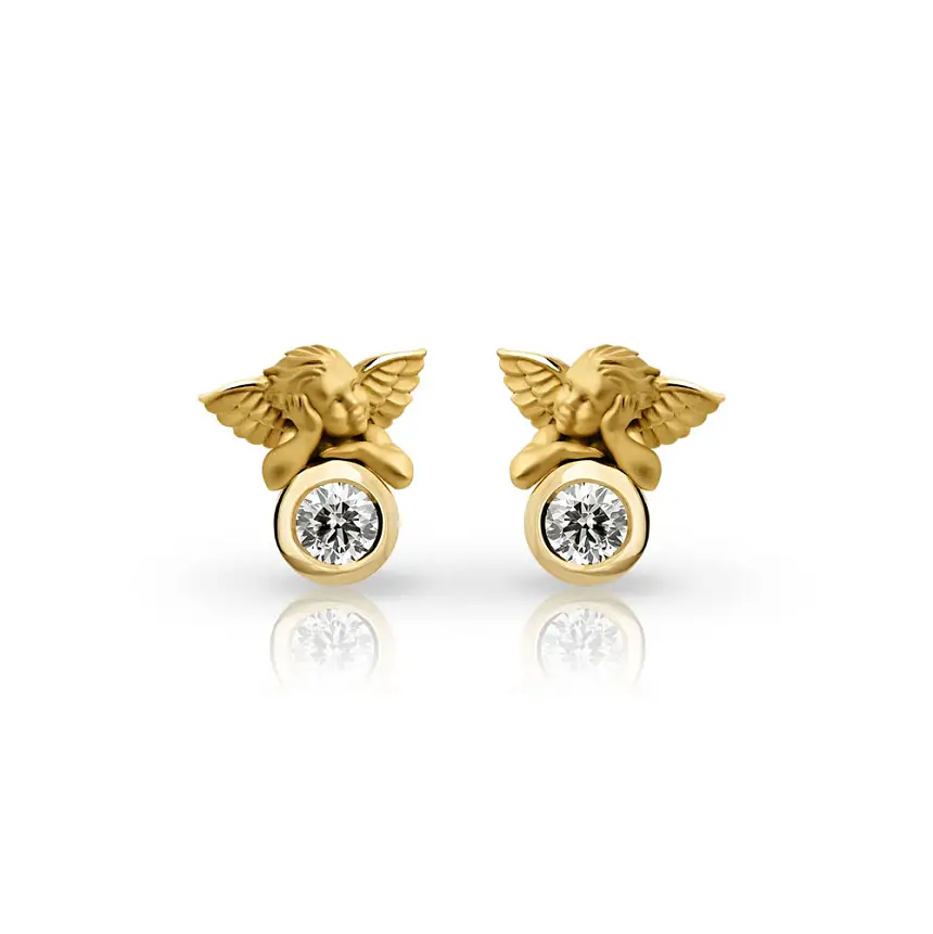 Gold Earrings Carrera y Carrera My Angel