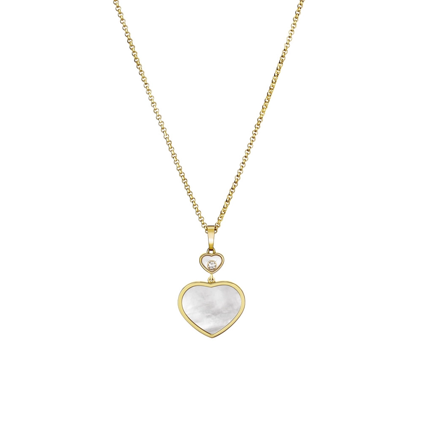 Gold Pendant Chopard Happy Hearts 797482-0301
