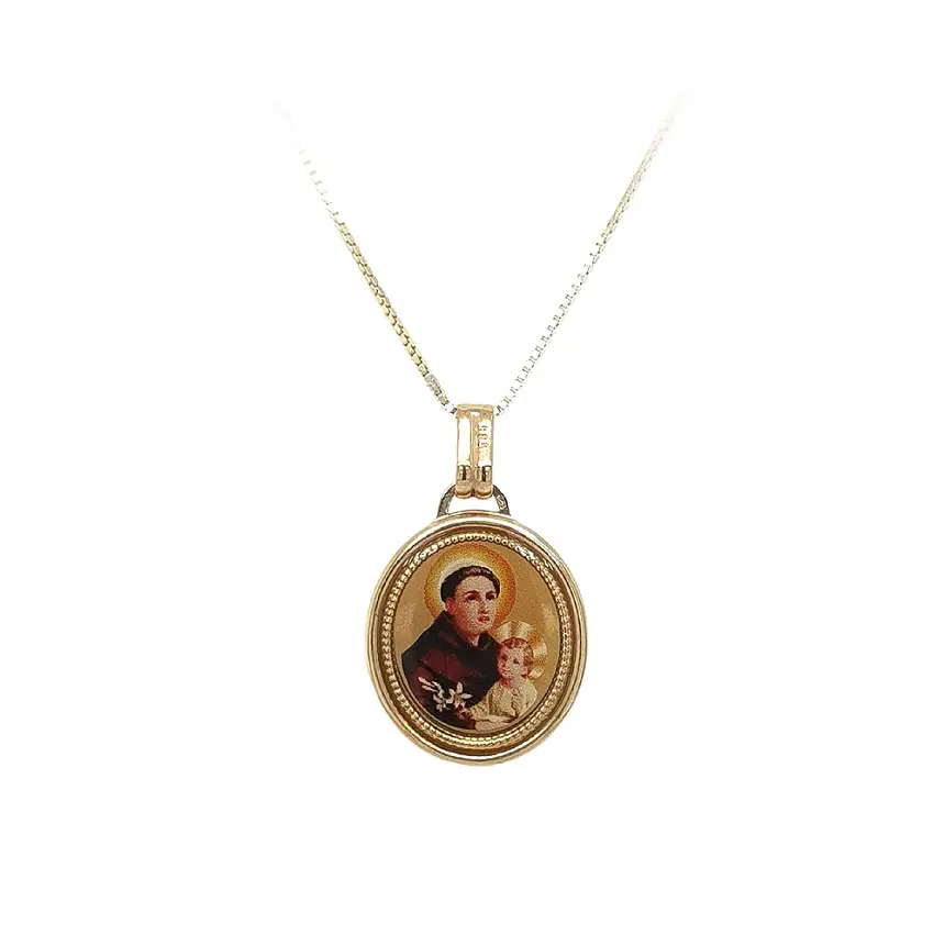 Gold Pendant Medonka St. Anthony