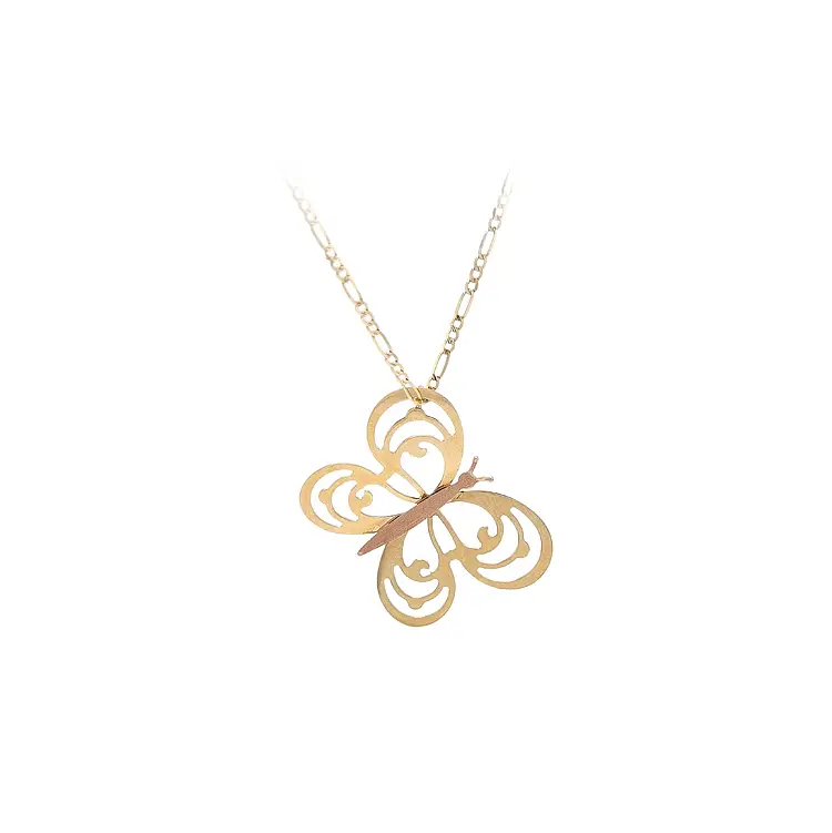 Gold Pendant Butterfly