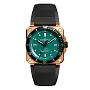 Bell & Ross BR-03 Diver Black & Green Bronze BR0392-D-LT-BR/SRB