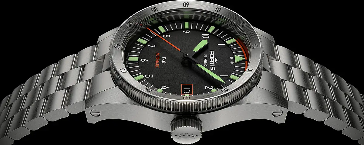 Forits Flieger F-39 Automtic on Block Bracelet F4220005