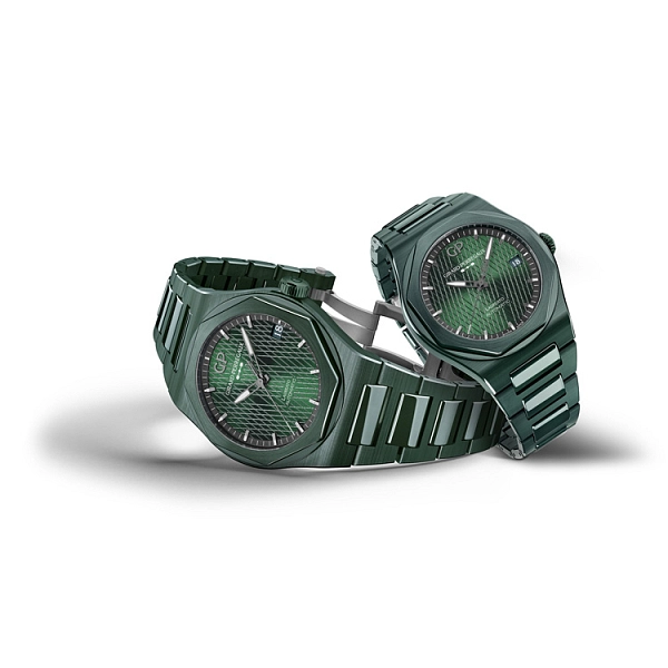 Girard-Perregaux Laureato 42mm Green Ceramic Aston Martin Edition