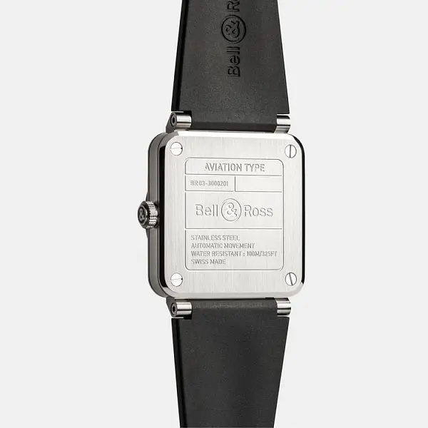 Bell & Ross New BR-03 Black Steel BR03A-BL-ST/SRB