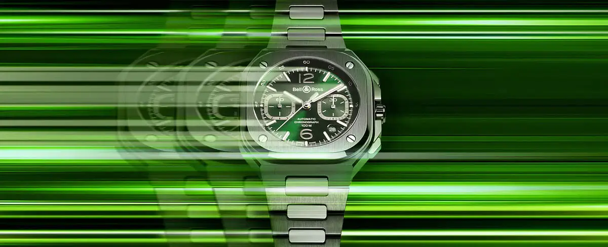 Bell & Ross BR 05 Chrono Green Steel BR05C-GN-ST/SST