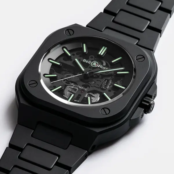 Bell & Ross BR 05 Skeleton Black Lum Ceramic BR05A-BLM-SKCE/SCE