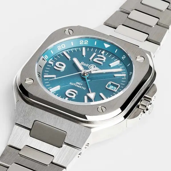 Bell & Ross BR-05 GMT Sky Blue BR05G-PB-ST/SST