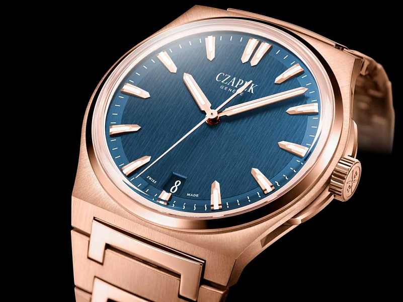 Cap Antarctique Moun Erebus Deep Blue Full Rose Gold 5N 1540-P/S