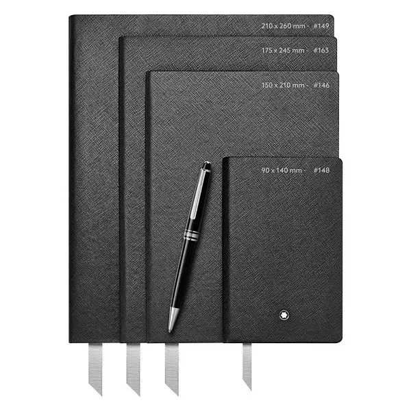 Montblanc Notebook #146 Small, Black - Blank 116401