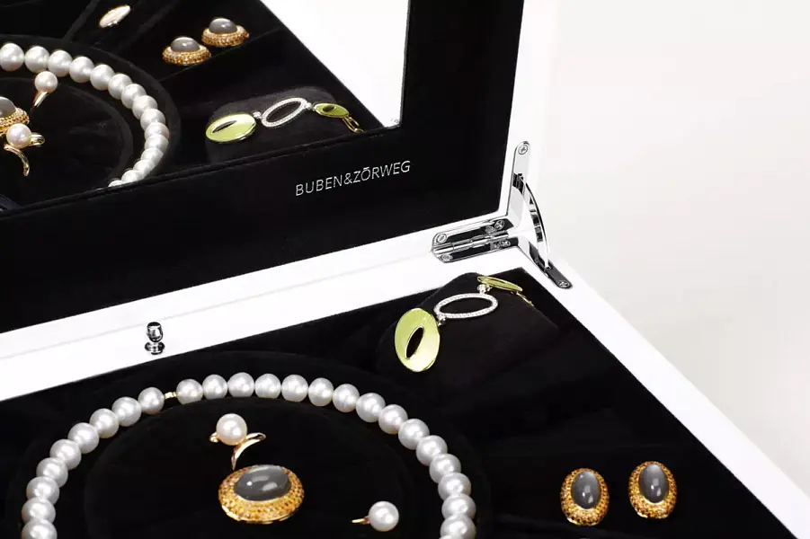 Jewellery box Buben & Zorweg Cosmopolitan Piano White