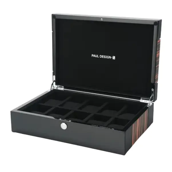 Watch Box Paul Design Gentlemen 10 Macassar