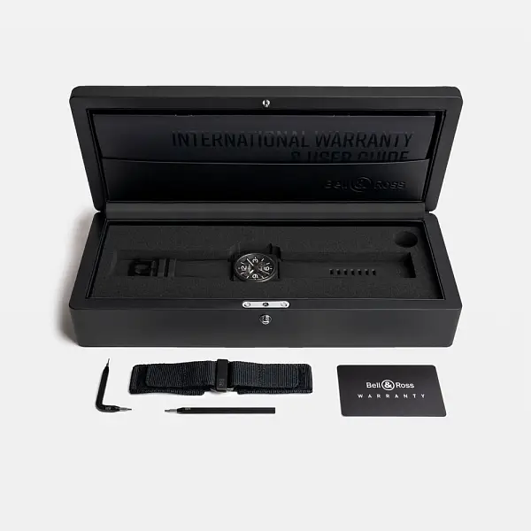 Bell & Ross BR-03 Skeleton Black Ceramic BR03A-BL-SKCE/SRB