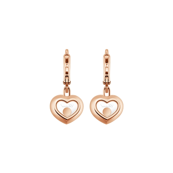Gold Earrings Chopard Happy Diamonds 83A054-5401