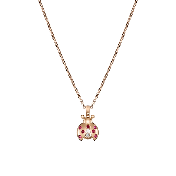 Gold Pendant Chopard Happy Diamonds Ladybird 79A186-5001