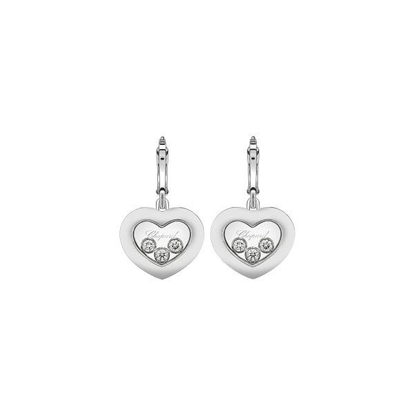 Gold Earrings Chopard Happy Diamonds 83A611-1301