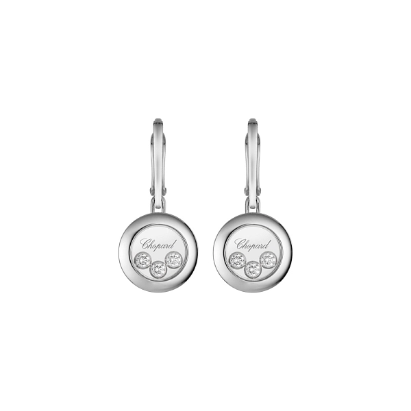 Gold Earrings Chopard Happy Diamonds 83A018-1301