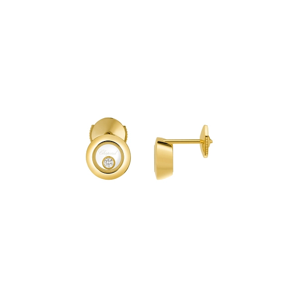 Gold Earrings Chopard Happy Diamonds 83A017-0001