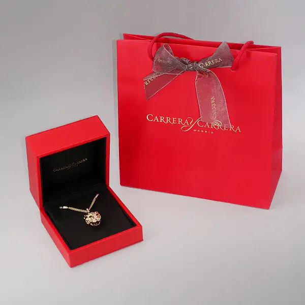 Gold Earrings Carrera y Carrera New Shanghai Mini