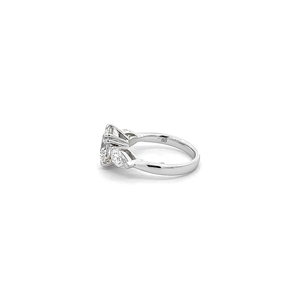 Gold Engagement Ring with Diamonds