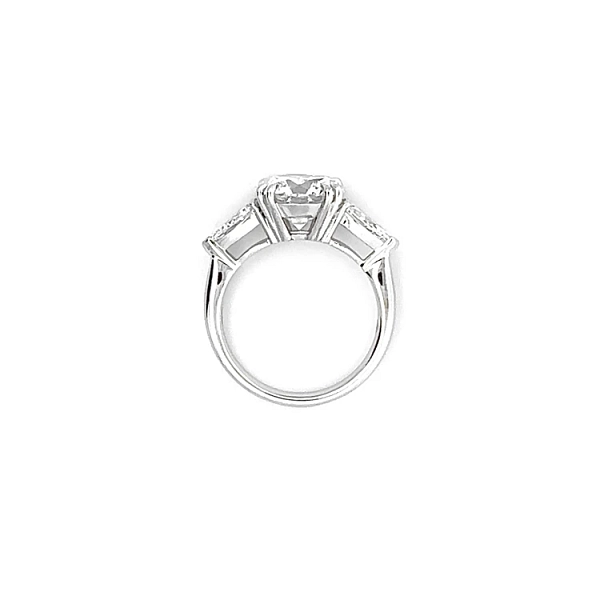 Gold Engagement Ring with Diamonds