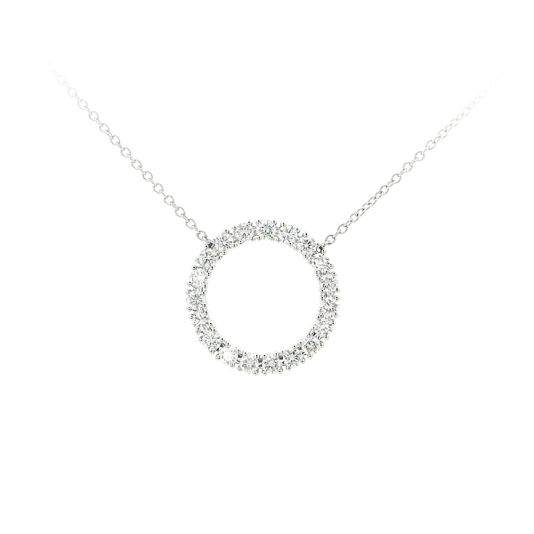 Timeless White Gold Necklace with Diamonds