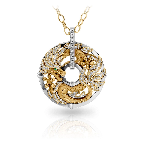 Necklace Carrera Y Carrera New Shanghai Maxi Pave