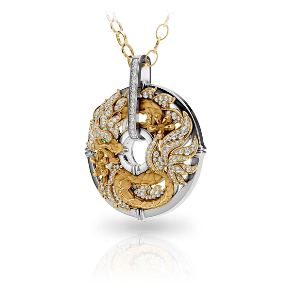 Necklace Carrera Y Carrera New Shanghai Maxi Pave