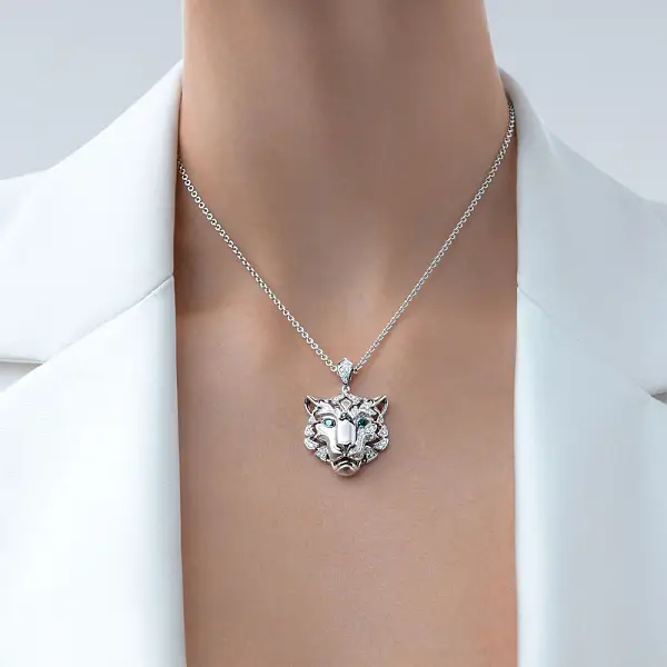 Necklace Carrera y Carrera Irbis Pave