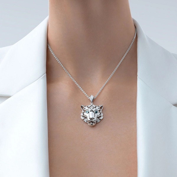 Necklace Carrera y Carrera Irbis Pave